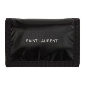 Saint Laurent Black Ripstop Travis Wallet Saint Laurent Black Ripstop Travis Wallet
