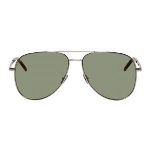 Saint Laurent Silver Classic 11 Folk Sunglasses Saint Laurent Silver Classic 11 Folk Sunglasses