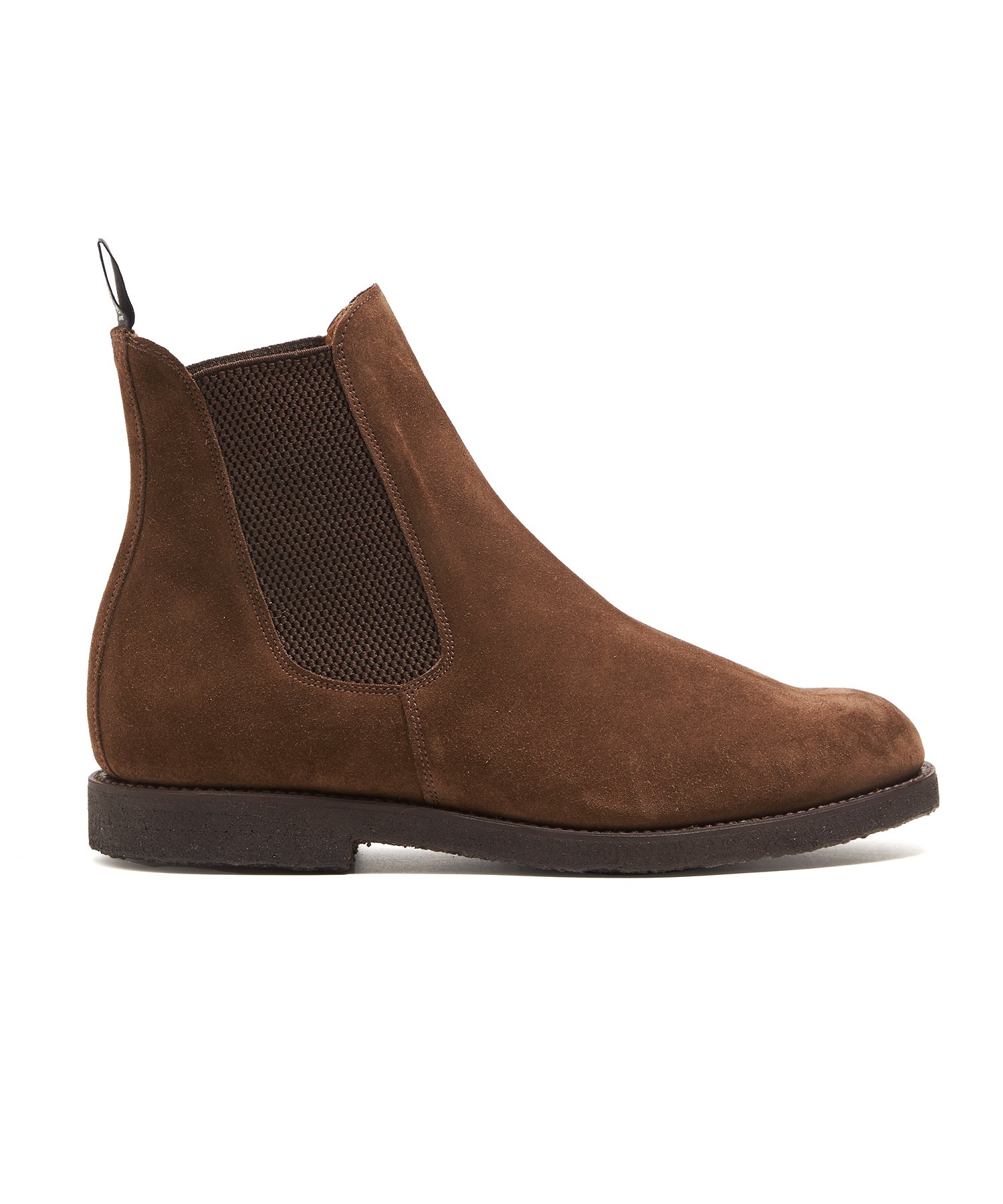 Sanders Chelsea Boots in Snuff Suede The Fashionisto