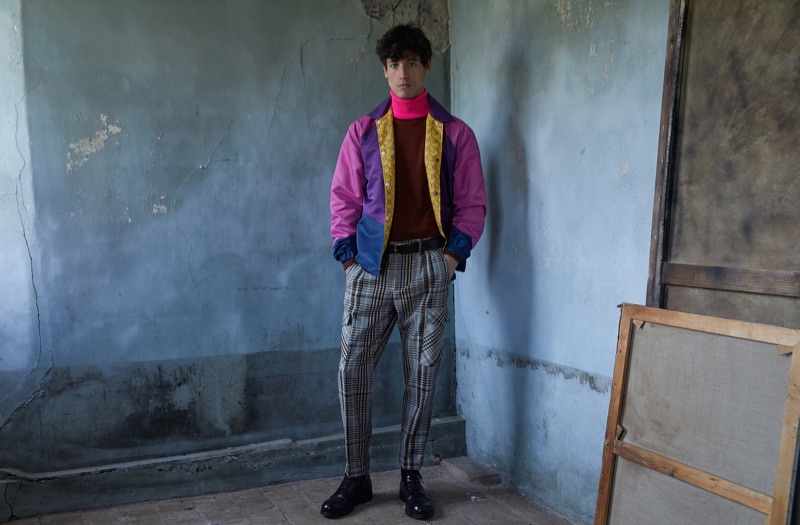 Front and center, Nicolas Ripoll wears a look from Scotch & Soda.