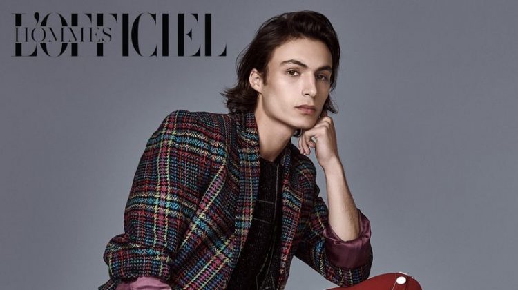 Simon Souchois is a Style Standout for L’Officiel Hommes Kazakhstan