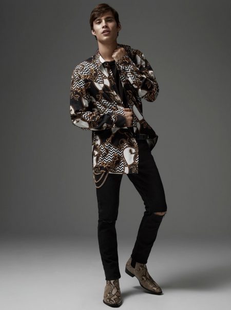 Louis Baines Simons Fall 2019 Baroque Decadence Lookbook