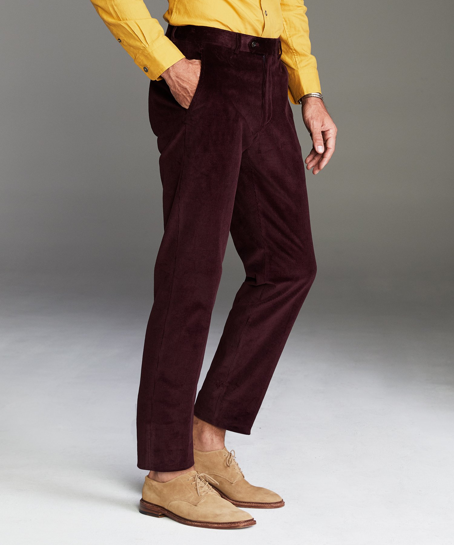 corduroy trouser suit
