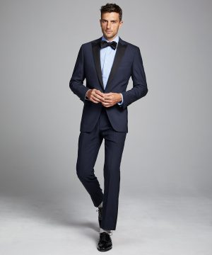 Sutton Peak Lapel Tuxedo Jacket in Italian Navy Wool Sutton Peak Lapel Tuxedo Jacket in Italian Navy Wool