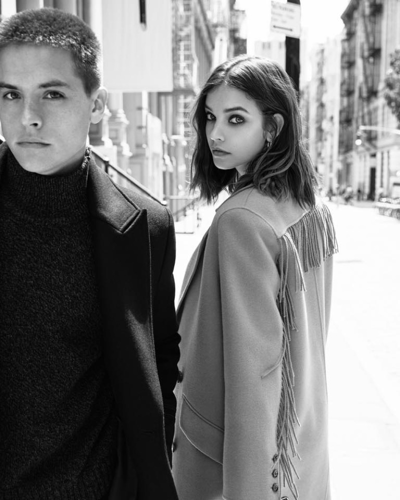 Dylan Sprouse and Barbara Palvin appear in The Kooples' fall-winter 2019 campaign.