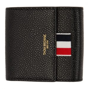 Thom Browne Black Large Coin Pouch Thom Browne Black Large Coin Pouch