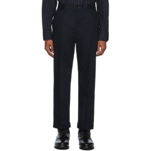 Thom Browne Grey Cavalry Twill Chino Trousers Thom Browne Grey Cavalry Twill Chino Trousers