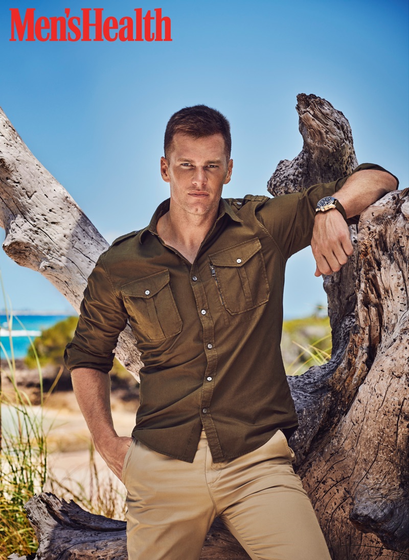 Men's Health connects with Tom Brady for its September 2019 issue.