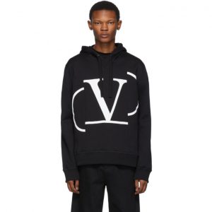 Valentino Black VLogo Hoodie Valentino Black VLogo Hoodie