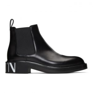 Valentino Black Valentino Garavani VLTN Chelsea Boots Valentino Black Valentino Garavani VLTN Chelsea Boots