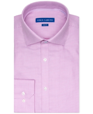 Vince Camuto Men's Slim-Fit Stretch Dobby Dress Shirt Vince Camuto Men's Slim-Fit Stretch Dobby Dress Shirt
