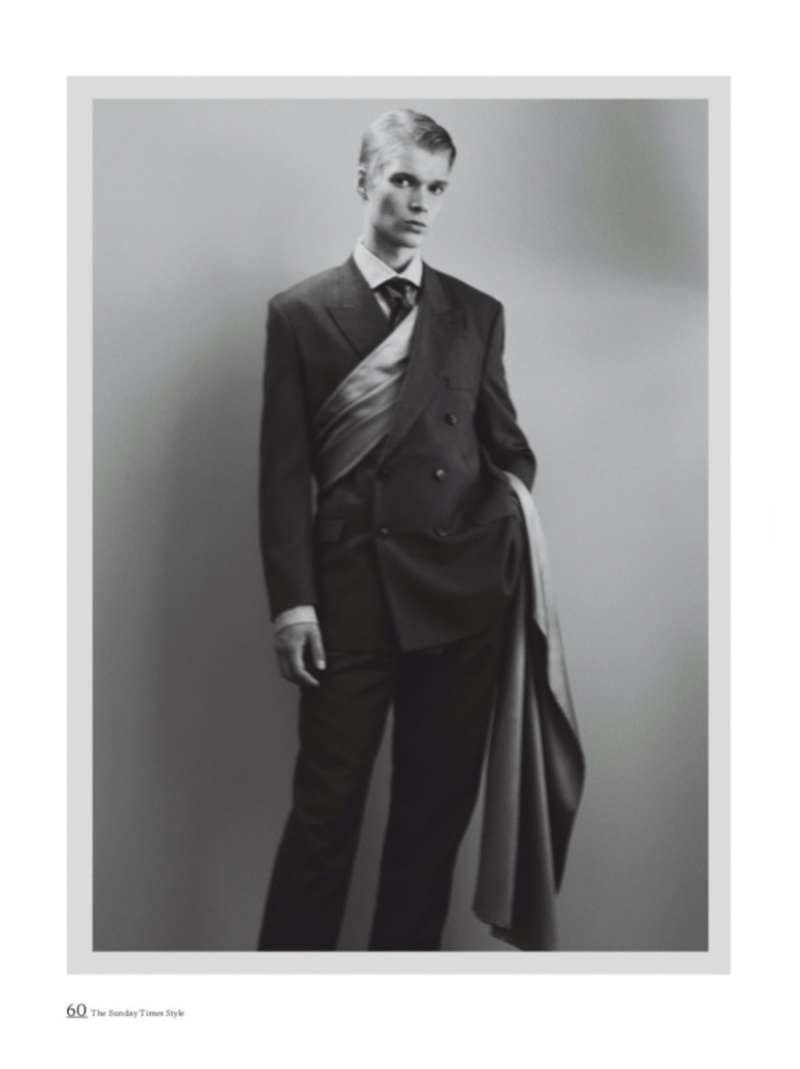 New Wave: Aaron Sirainen Channels Bowie for Sunday Times Style Magazine