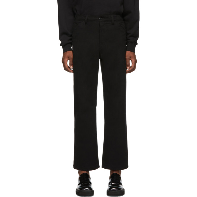 acne studios ribbed trousers