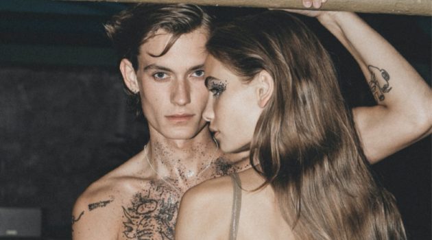 Model Couple Anton & Nina Go Rock & Glam for Elle Denmark Model Couple Anton & Nina Go Rock & Glam for Elle Denmark