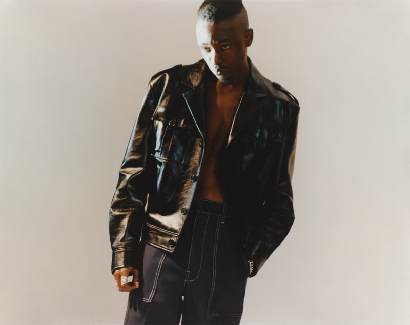 Sporting a Prada jacket, Ashton Sanders also wears Marni trousers. » Ashton Sanders Fronts MatchesFashion Fall '19 Campaign Sporting a Prada jacket, Ashton Sanders also wears Marni trousers.