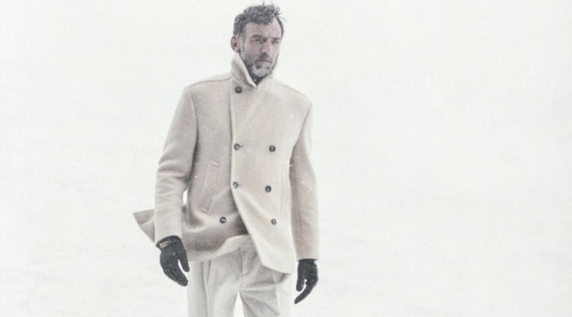 Alain Gossuin stars in Brunello Cucinelli's fall-winter 2019 campaign.