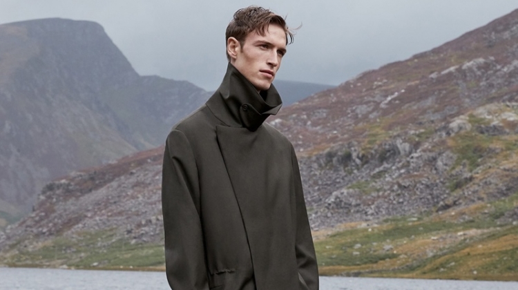 Egon Van Praet dons a statement fall coat from COS.