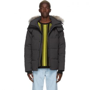 Canada Goose Grey Down Wyndham Parka Canada Goose Grey Down Wyndham Parka