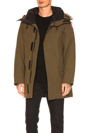 Canada Goose Langford Coyote Fur Trim Parka in Green Canada Goose Langford Coyote Fur Trim Parka in Green