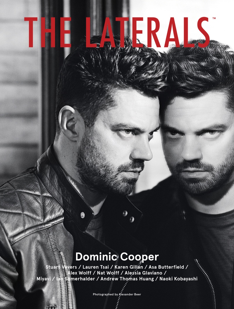Dominic Cooper covers issue 03 of The Laterals.