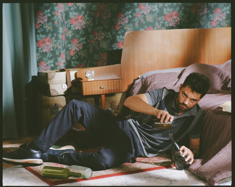 Appearing in a new photo shoot, Dominic Cooper wears a Pringle of Scotland polo with Canali pants and Santoni shoes. » Dominic Cooper Covers The Laterals, Talks 'Preacher' Appearing in a new photo shoot, Dominic Cooper wears a Pringle of Scotland polo with Canali pants and Santoni shoes.