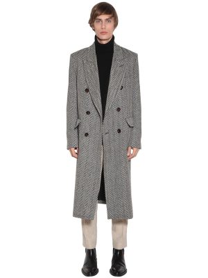 Double Breasted Virgin Wool Coat Double Breasted Virgin Wool Coat