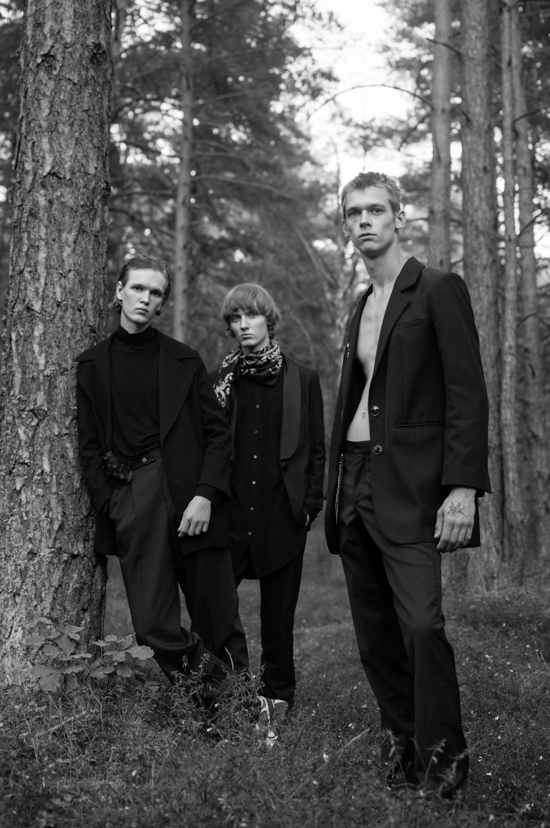 Fashionisto Exclusive: Matīss Gailums, Karlis Leiboms, and Kristers Krumins photographed by Benoit Auguste