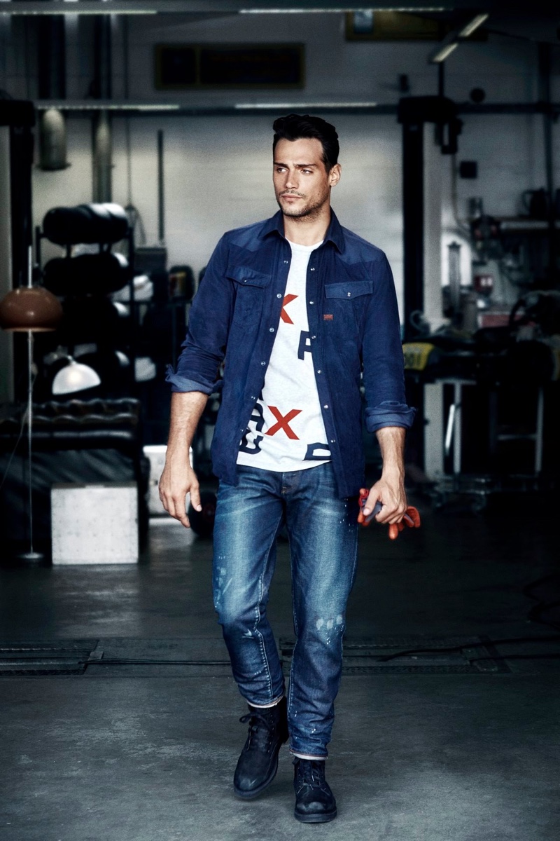 G-Star Raw enlists Richard Deiss as the face of its Tomorrow's Classics campaign.