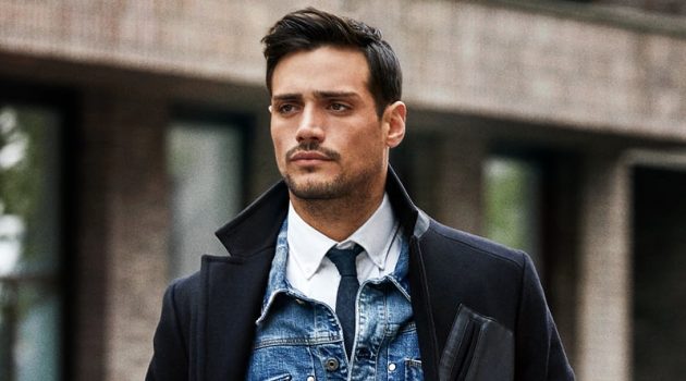 Richard Models Denim for G-Star Raw Tomorrow's Classics Campaign Out for a stroll, Richard Deiss fronts G-Star Raw's Tomorrow's Classics campaign.
