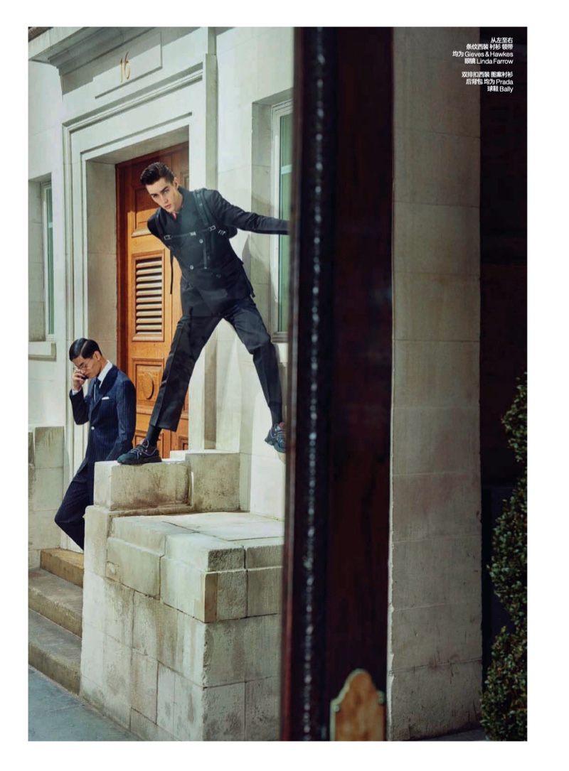 By the Window: Mitchell & Qiang for GQ China
