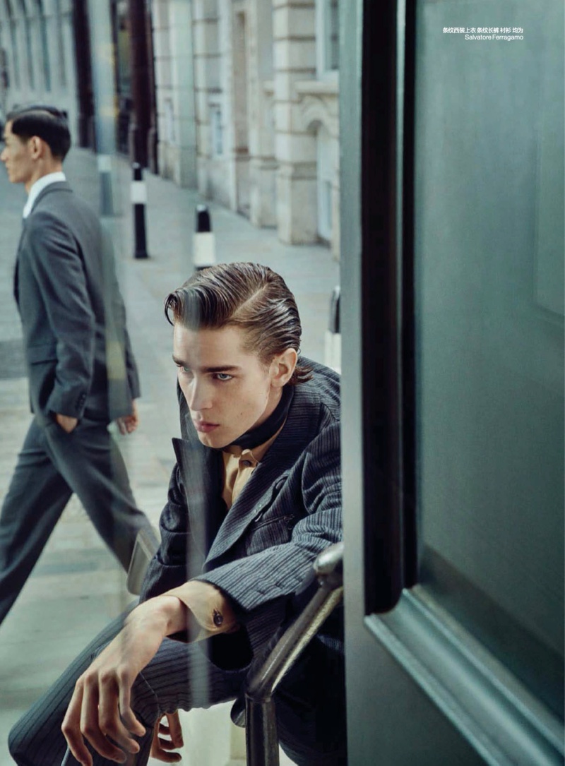 By the Window: Mitchell & Qiang for GQ China