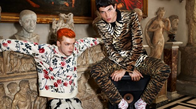 Cameron Monaghan & Luka Isaac Travel to Rome for Giambattista Valli x H&M Campaign Cameron Monaghan and Luka Isaac star in the Giambattista Valli x H&M campaign.