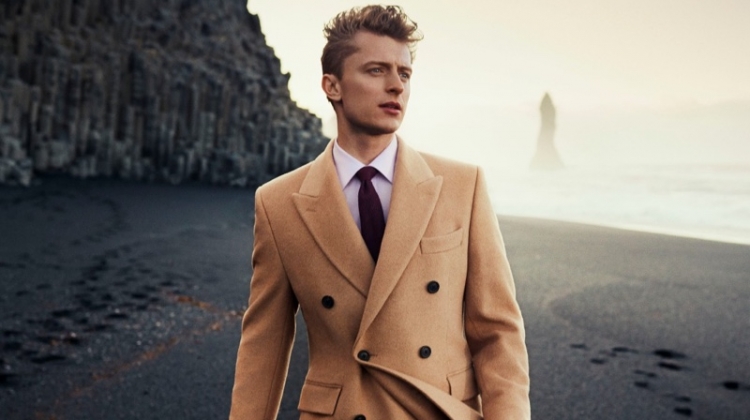 Max Rendell stars in Gieves & Hawkes' fall-winter 2019 campaign.