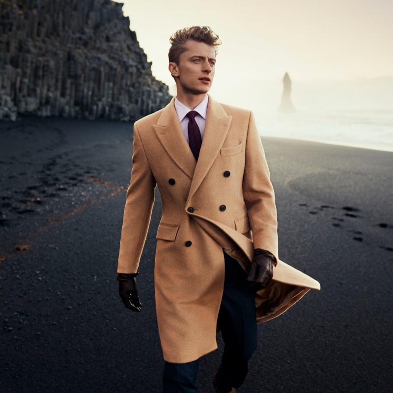 Max Rendell stars in Gieves & Hawkes' fall-winter 2019 campaign.