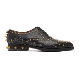 Gucci Black Studded Brogues Gucci Black Studded Brogues