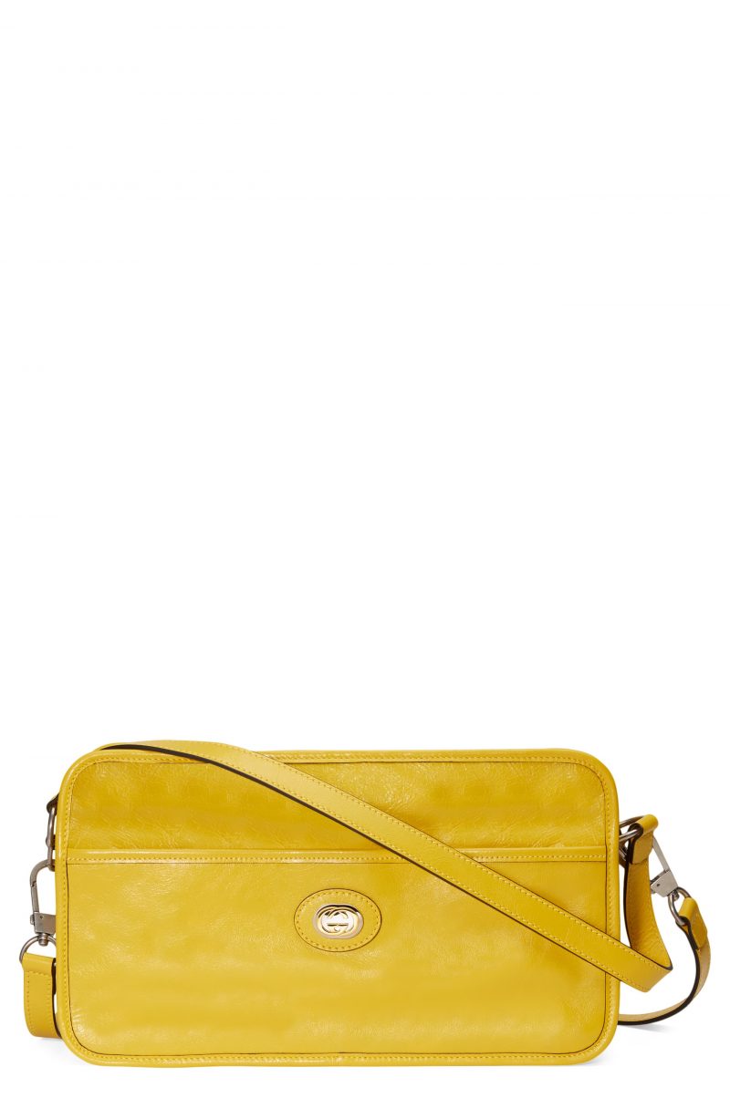 Gucci Leather Crossbody Bag – Yellow | The Fashionisto