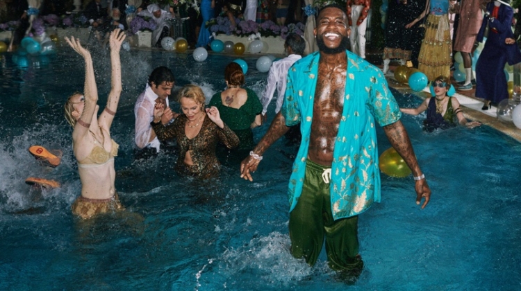 All smiles, Gucci Mane stars in Gucci's resort 2020 campaign.