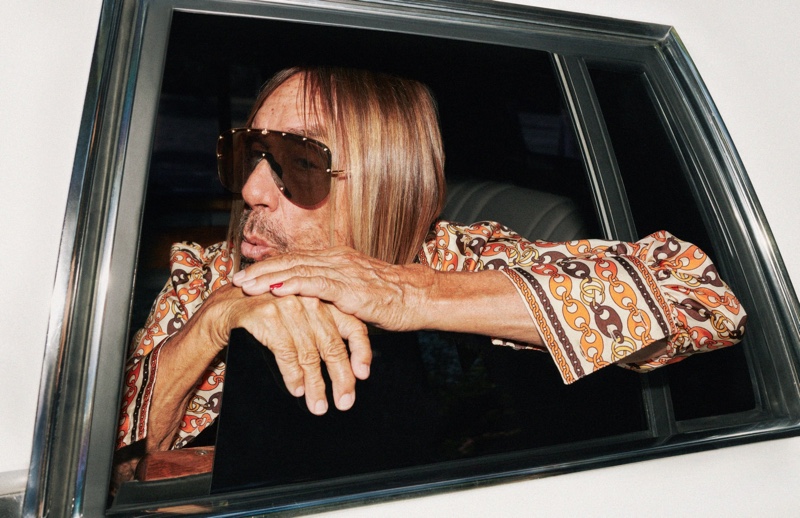 Iggy Pop fronts Gucci's resort 2020 campaign.