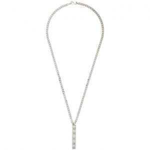 Gucci Silver Ghost Bar Necklace Gucci Silver Ghost Bar Necklace