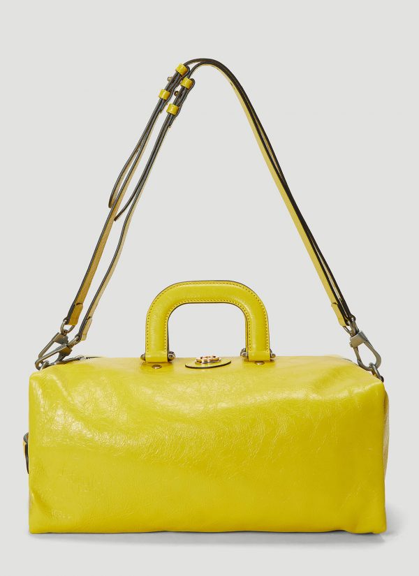 Gucci Soft Leather Backpack In Yellow Size One Gucci Soft Leather Backpack In Yellow Size One