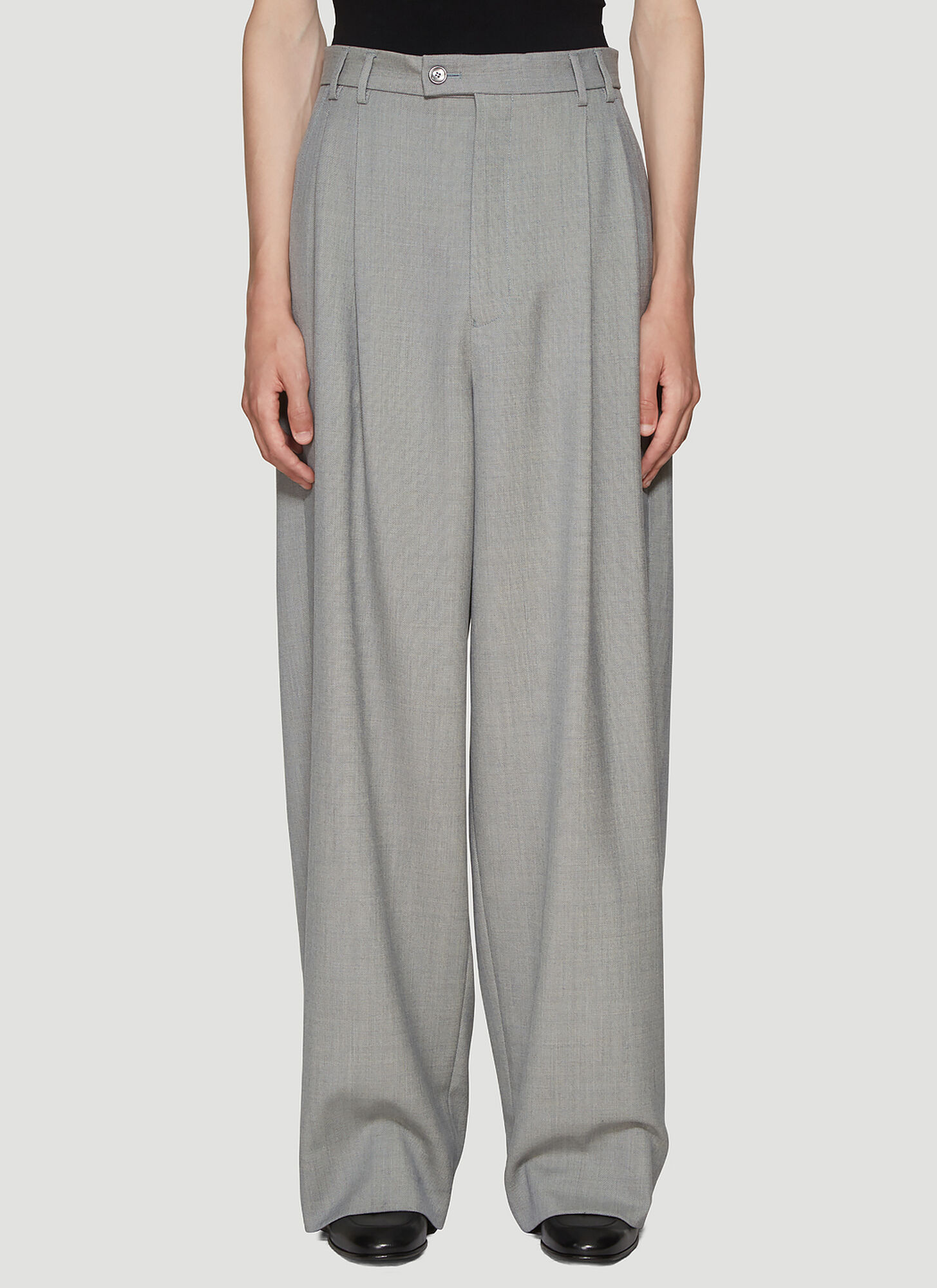 In White//Grey 150318601094D96 Trousers Size 34//30 Metric Size D96