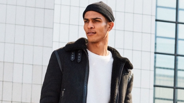 Geron McKinley Dons Essential Outerwear for H&M