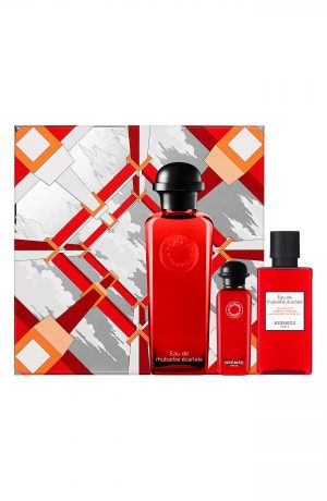 Hermes Eau De Rhubarbe Ecarlate Set ($158 Value) Hermes Eau De Rhubarbe Ecarlate Set ($158 Value)