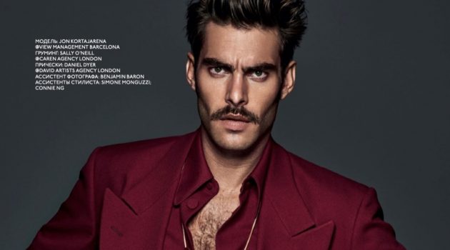 Jon Kortajarena Sports Bold Fall Fashions for GQ Style Russia Jon Kortajarena Sports Bold Fall Fashions for GQ Style Russia