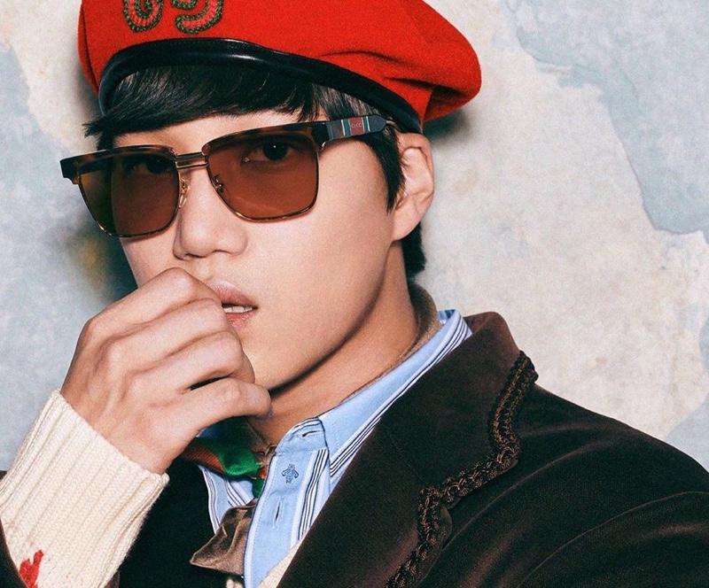 Gucci enlists EXO's Kai as the star of its fall-winter 2019 eyewear campaign.
