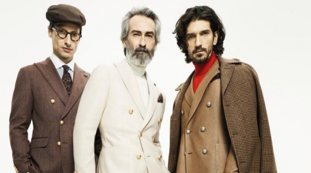 Jonas, Miguel & Jonathan Go Dandy for Lardini Fall '19 Campaign Models Jonas Mason, Miguel Angel Gallardo, and Jonathan Saxby come together for Lardini's fall-winter 2019 campaign.