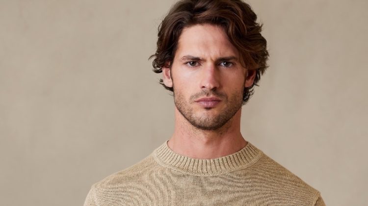 Linen Sweater Men Cotton Banana Republic