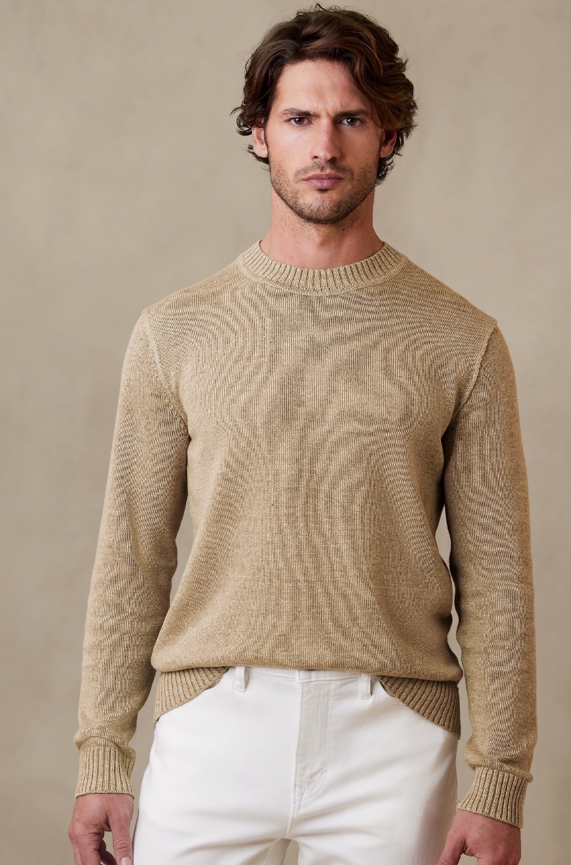 Linen Sweater Men Cotton Banana Republic