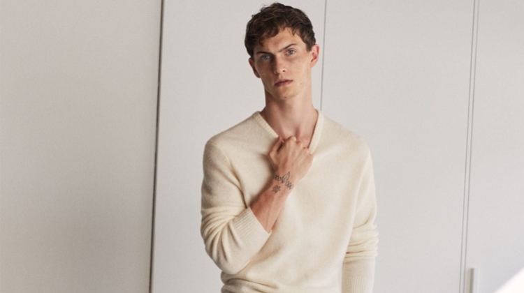 Luc Defont-Saviard Dons Essential Fall Neutrals for Mango