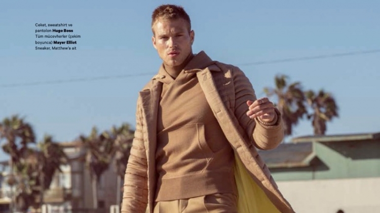 Matthew Noszka Hits the Beach with Esquire Turkey
